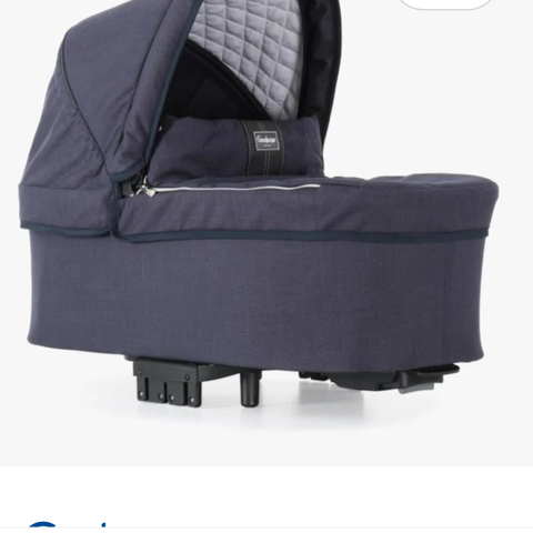 Emmaljunga babycot NXT Select liggedel loungenavy