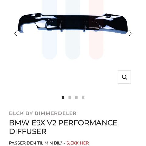 E92 Diffuser styling ØK