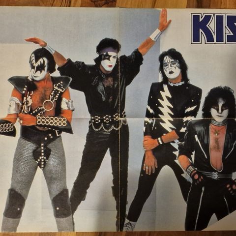 Kiss poster fra Pop Rocky