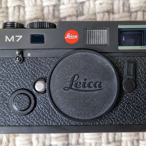 Nydelig Leica M7, CLA og service hos Leica i 2023