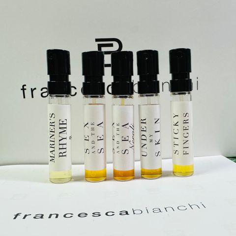 Francesca Bianchi, Original samples 5x 1,5 ml Extrait de parfum. / parfyme