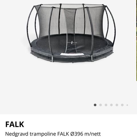 Ubrukt trampoline (fortsatt i esken)