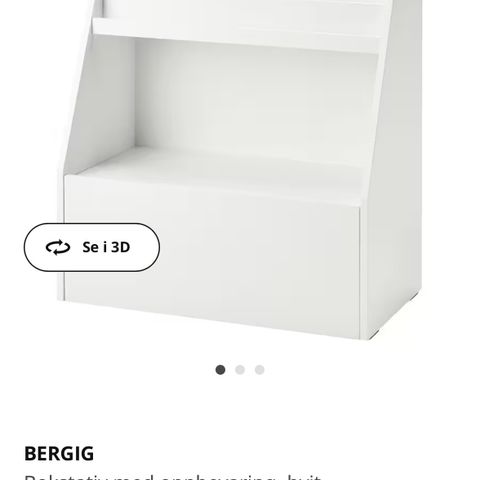 IKEA Bokstativ med oppbevaring