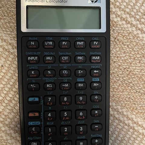 HP 10bII+ kalkulator