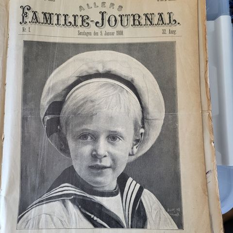 Årgang Allers Familiejournal fra 1908