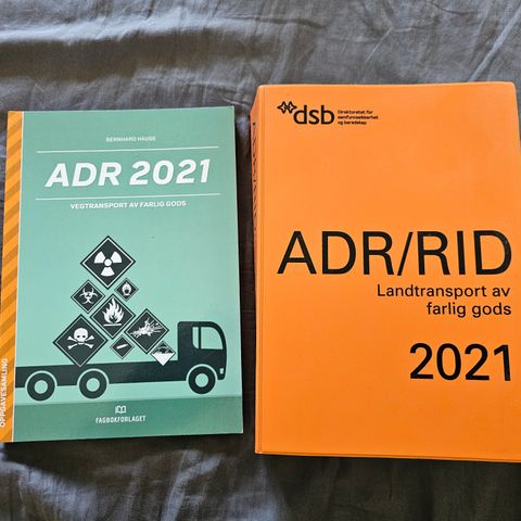 ADR/RID og ADR 2021 boker
