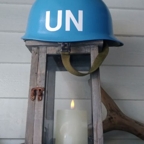 UN hjelm. UNIFIL