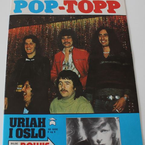 URIAH HEEP, DAVID BOWIE, MUD, THE WHO, SLADE i FILMJOURNALEN magasin/blad 1976