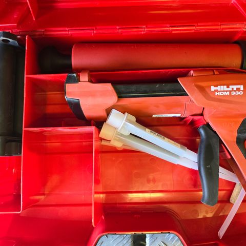 Hilti HDM 330 - Utpresserapparat for to-komponent epoxy m/alt utstyr du trenger