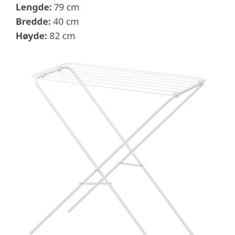 Lite tørkestativ IKEA