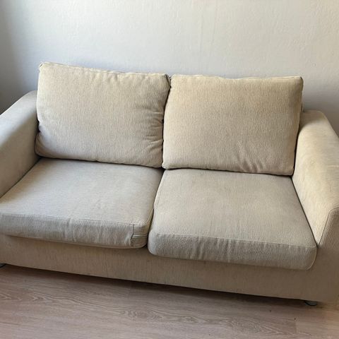 Beige sofa