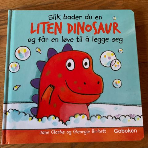 Barnebok «Liten dinosaur» fra Goboken, fint brukt, selges kr.70,-