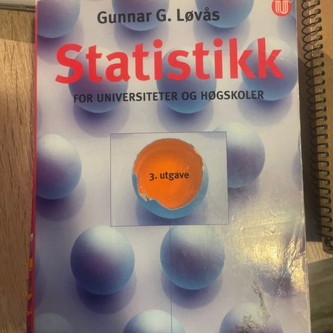 Statistikk  3. utgave Gunnar G. Løvås