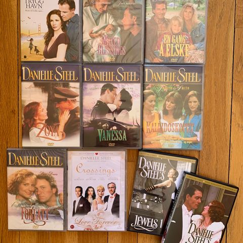 Danielle Steel DVD samling (norsk tekst)