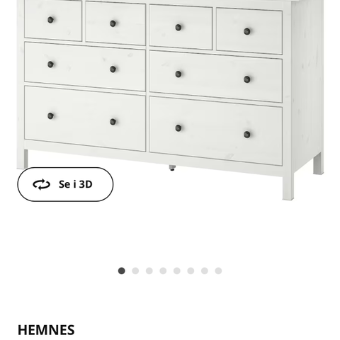 Hemnes kommode fra Ikea