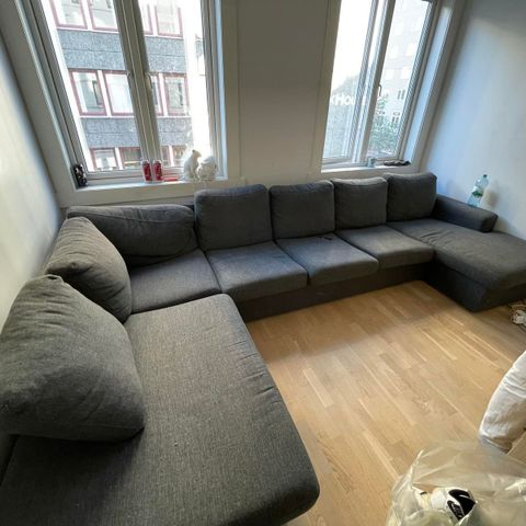 billig deilig sofa! 3,4m bred!