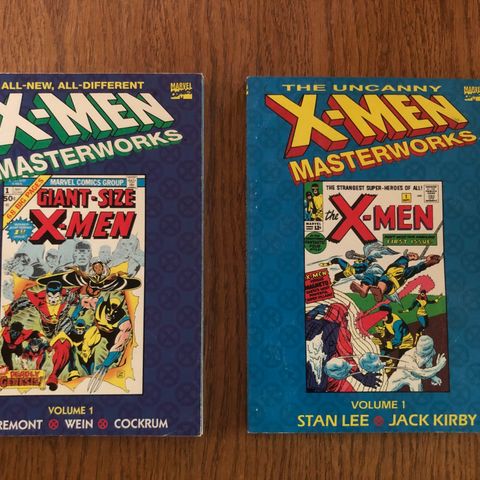 X-MEN Masterworks. The uncanny, The all new, all different X-MEN Masterworks