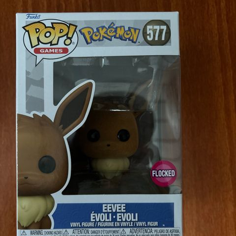 Flocked Eevee funko pop 557