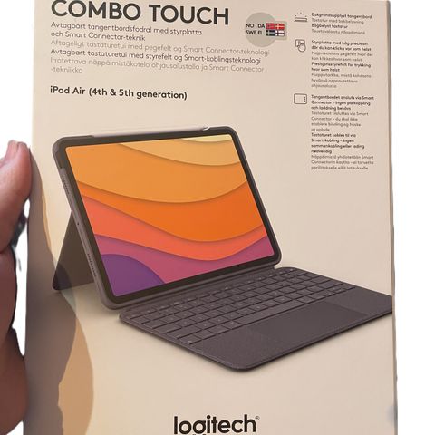 Logitech Combo Touch tastaturdeksel for iPad Air(grå)