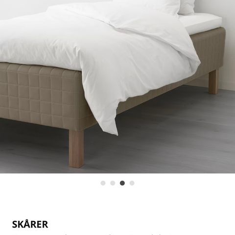 120 rammemadrass fra IKEA