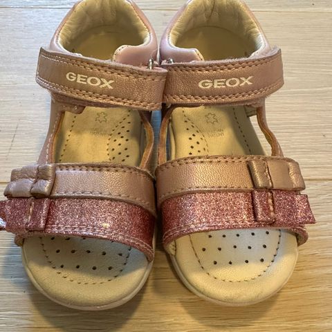 Geox rosa glitter sandaler