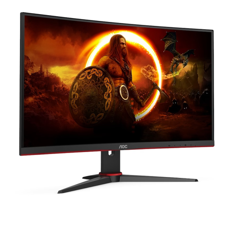 AOC 27" Curved gamingskjerm C27G2ZE/BK - 6 Måneder Gammel - Nypris 2899,-