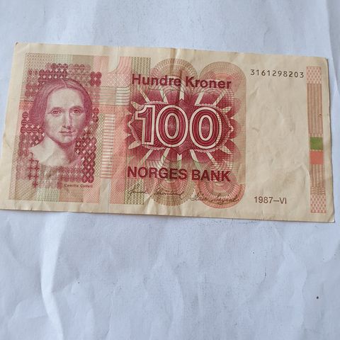 100 kroner 1987