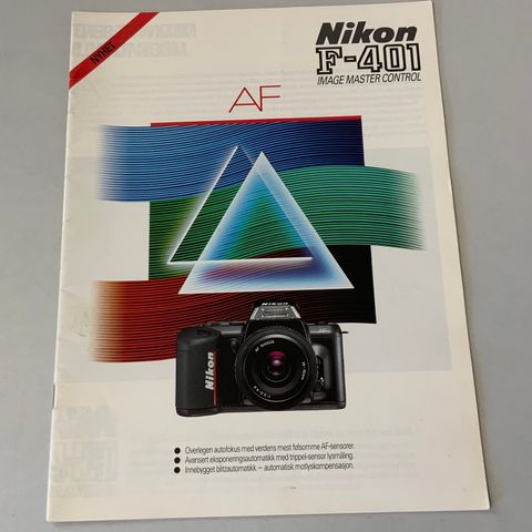 Nikon F-401 brosjyre