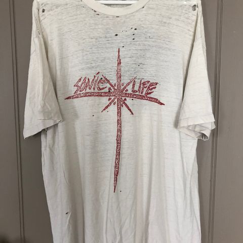 Vintage Sonic Youth 1985 t-skjorte