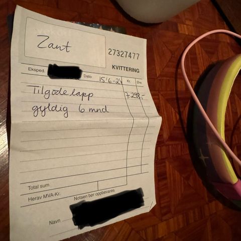 Tilgodelapp fra Zant klesbutikk CC Vest, Lilleaker: Missoni, Moncler, Burberry