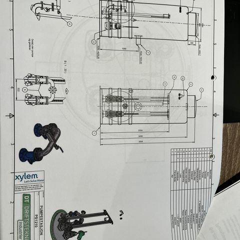 Xylem pumpestasjon kapasitet 20 hytter