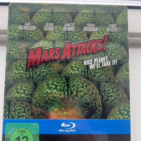 Mars Attacks! (BLU-RAY) (Steelbook) NY !