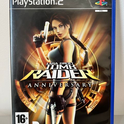 PlayStation 2 spill: Lara Croft Tomb Raider Anniversary