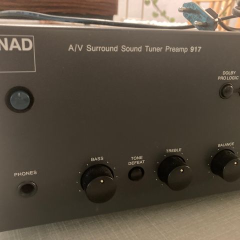 NAD 917 Stereo, AV Surround, forforsterker / preamp