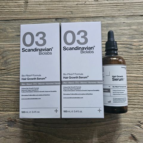 3 stk Scandinavian Biolabs Hair Growth Serum