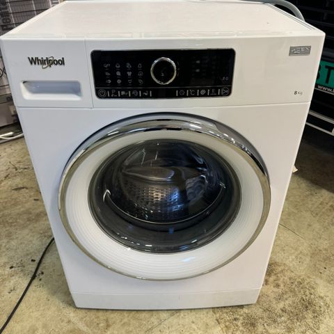 Whirlpool 8kg vaskemaskin selges rimelig