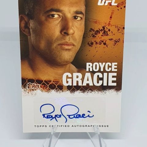 Royce Gracie Topps UFC 2010 autograf hall of famer