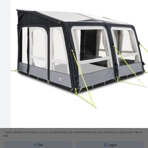 Kampa lufttett 390 xxl