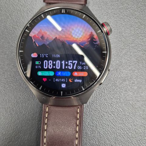 Huawei WATCH 4 Pro 3,81 cm (1.5") AMOLED 48 mm Sølv Wi-Fi GPS