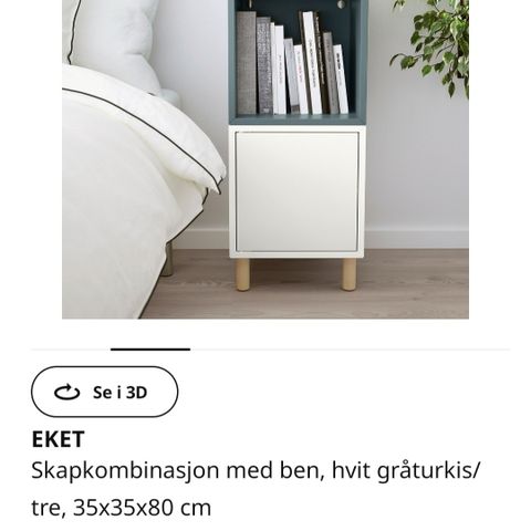 Ikea eket nattbord