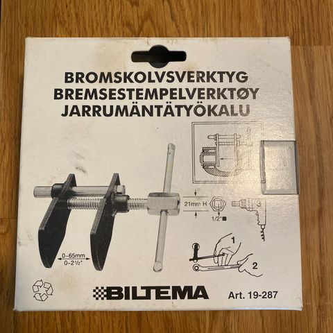 Bremsestempelverktøy Biltema