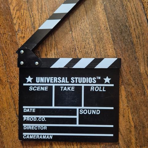 Clapper board filmklapper