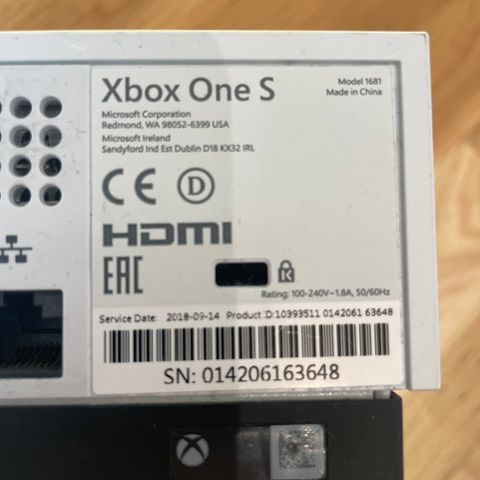 XBOX ONE 1 TB