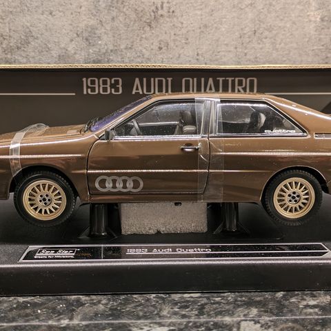 Audi Quattro Coupe (B2) - 1983 - Havanna Brun lakk - Sun Star Models - 1:18