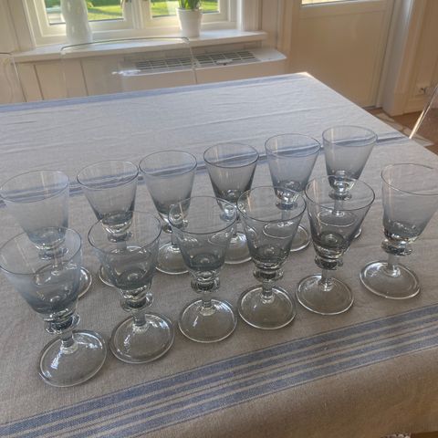 Tangen glass sotfargede