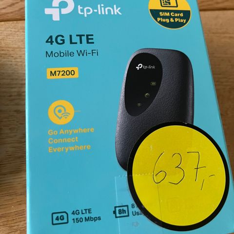 TP-link 4G mobile WI-FI M7200
