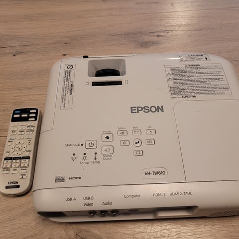 Epson EH-TW610 (Reparasjonsobjekt)