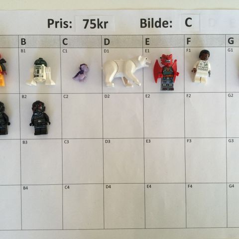 LEGO - figurer - 75kr - (5 for 300kr)
