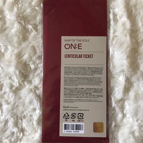 BTS mots one lenticular ticket (Sealed)