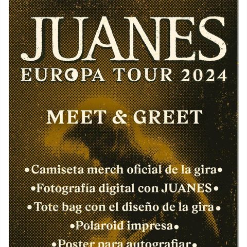 2 billetter til Juanes konsert kr500 pr billett kr 900 hvis begge 2